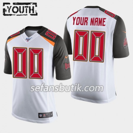 Tampa Bay Buccaneers Tröjor Custom Nike Vit 100th - Barn Tampa Bay Buccaneers Tröjor Custom Nike Vit 100th - Barn